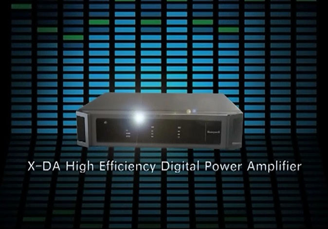 Honeywell X-DA Digital Power amplifier thiết bị âm thanh IP Honeywell public address system
