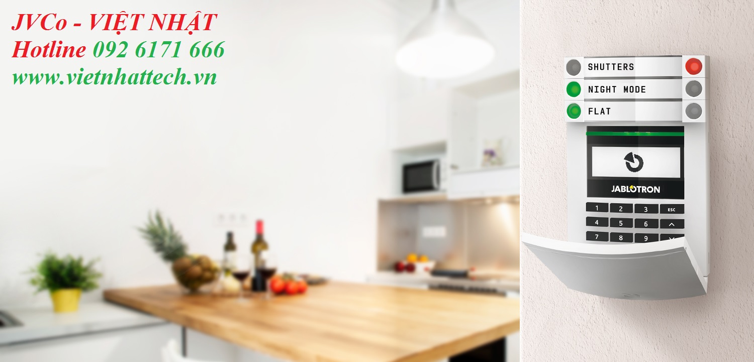 Keypad Bảng điều khiển Bộ trung tâm báo động an ninh Jablotron Intrusion alarm system Keypad Bảng điều khiển Bộ trung tâm báo động an ninh Jablotron Intrusion alarm system